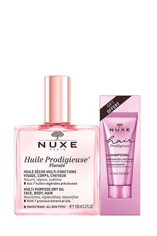 Nuxe Huile Prodigieuse Floral Çok Amaçlı Kuru Yağ - Şampuan Hediyeli | KozmovitalKuru Yağ / BronzlaştırıcıNuxeNuxe Huile Prodigieuse Floral Çok Amaçlı Kuru Yağ - Şampuan Hediyeli