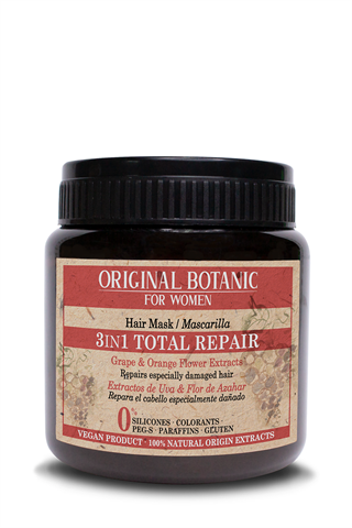 Original Botanic 3in1 Onarıcı Vegan Bakım Maskesi Kadın 250 ml