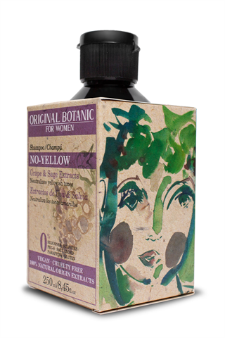 Original Botanic Sarı Saçlar İçin Vegan Mor Şampuan Kadın 250 ml