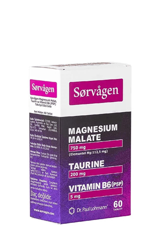Sorvagen Magnezyum Malat 60 Tablet | KozmovitalVitamin / MultivitaminSorvagenSorvagen Magnezyum Malat 60 Tablet