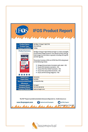 Sorvagen Omega 3 High DHA Norveç Balık Yağı 50 Kapsül