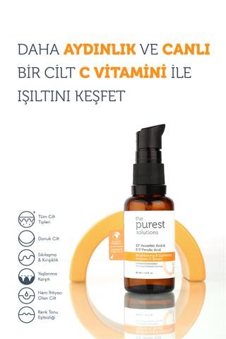 The Purest Solutions Canlandırıcı, Koyu Lekelerde Etkili, Renk Tonu Eşitlemeye Yardımcı Cilt Bakım Seti TPS150