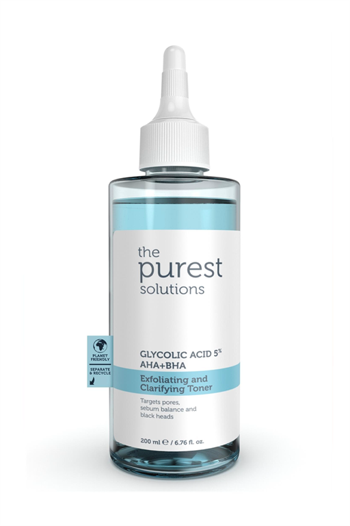 The Purest Solutions Revitalizing and Pore Tightening Glycolic Acid Blue Tonic 200 ml