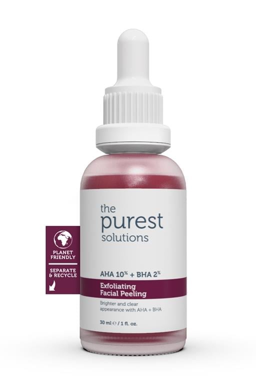 The Purest Solutions Exfoliating Facial Peeling AHA %10 + BHA %2 Serum