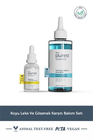The Purest Solutions Koyu Leke ve Gözenek Önlemeye Yardımcı Bakım Seti 200 ml + 30 ml TPS109