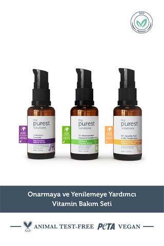 The Purest Solutions Onarmaya ve Yenilemeye Yardımcı Vitamin Bakım Seti TPS147