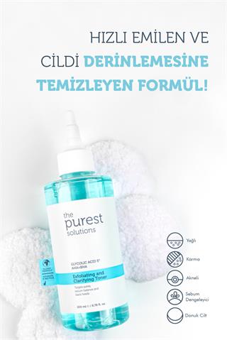 The Purest Solutions Sivilce ve Siyah Nokta Önlemeye Yardımcı Aydınlatıcı Bakım Seti 200 ml + 30 ml + 30 ml TPS111