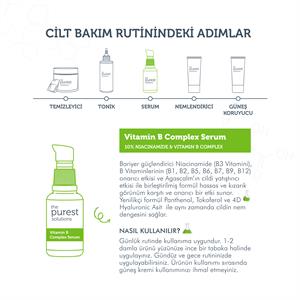The Purest Solutions Vita-B Niacinamide %10 + Vitamin B Complex Serum