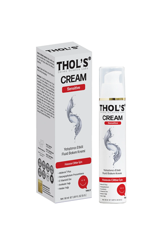 Kırışıklık KarşıtıTholsThol's Cream Sensitive Kızarıklık ve Hassasiyet Görünümü İçin Yatıştırıcı Nemlendirici Krem
