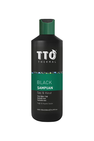 TTO Black Saç ve Vücut Şampuanı 400+100 ml
