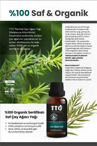 TTO Çay Ağacı Yağı 10 ml