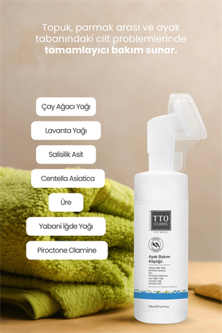 TTO Clinic Ayak Bakım Köpüğü 150 ml