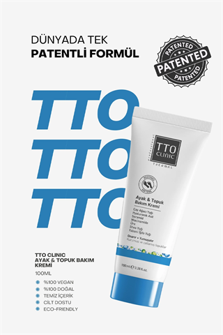 TTO Clinic Ayak ve Topuk Bakım Kremi 100 ml