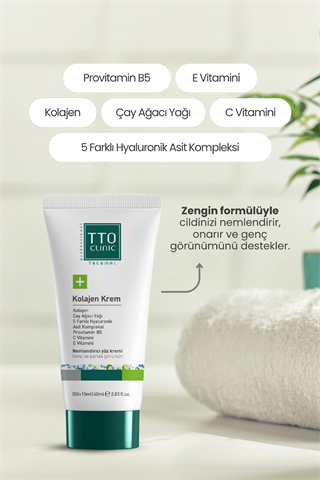 TTO Clinic Kolajen Gündüz Bakım Kremi 50 ml