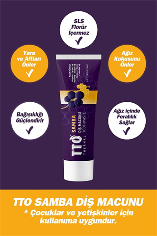 TTO Samba Diş Macunu 75 gr