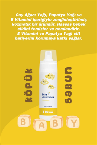 TTO Soft Baby Köpük Sabun 200 ml
