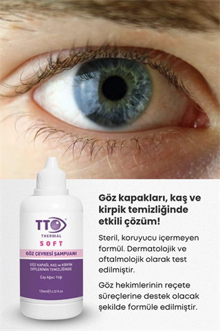 TTO Soft Göz Çevresi Şampuanı 125 ml
