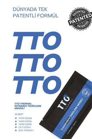 TTO THERMAL İntiMEN Temizleme Mendili 12 Adet