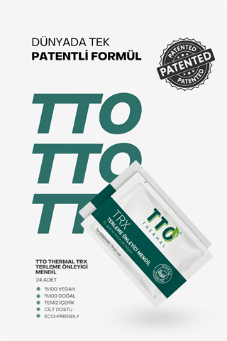 TTO TRX Terleme Önleyici Mendil 24 Adet