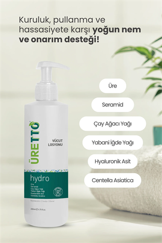 TTO Üretto Hydro Vücut Losyonu 200 ml