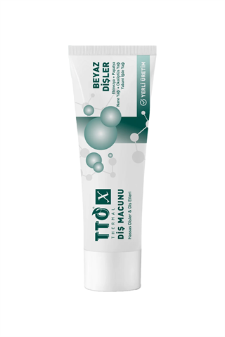 TTO X Beyazlatıcı Diş Macunu – Doğal Bitkisel Formül 75 ml