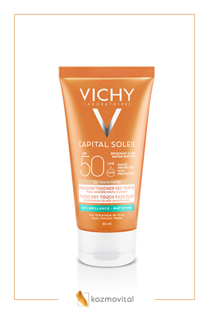 Vichy Ideal Soleil Tinted Dry Touch Face Fluid Spf50 50 ml