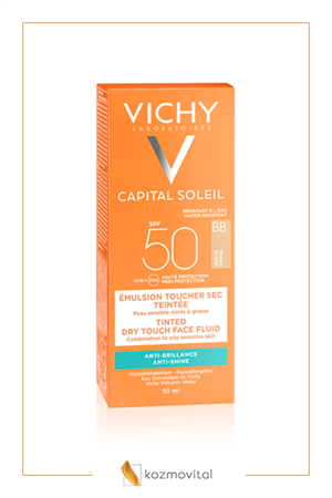 Vichy Ideal Soleil Tinted Dry Touch Face Fluid Spf50 50 ml
