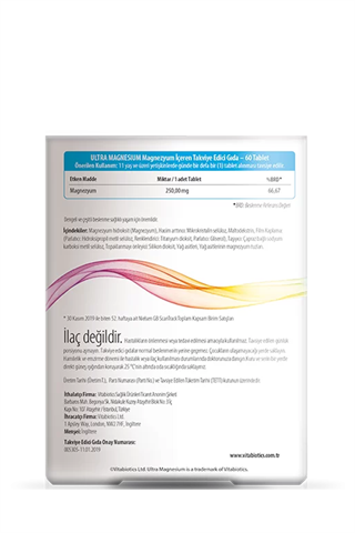 Vitabiotics Ultra Magnesium 60 Tablet