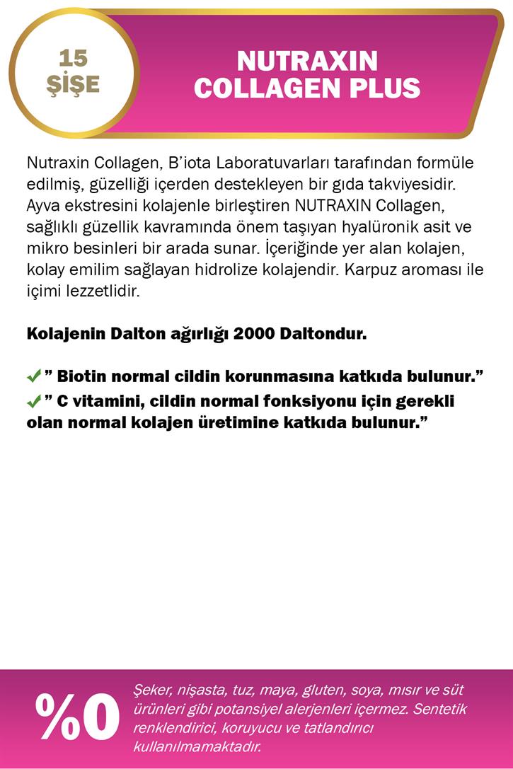 Nutraxin Beauty Collagen Plus 15x50 ml | Kozmovital