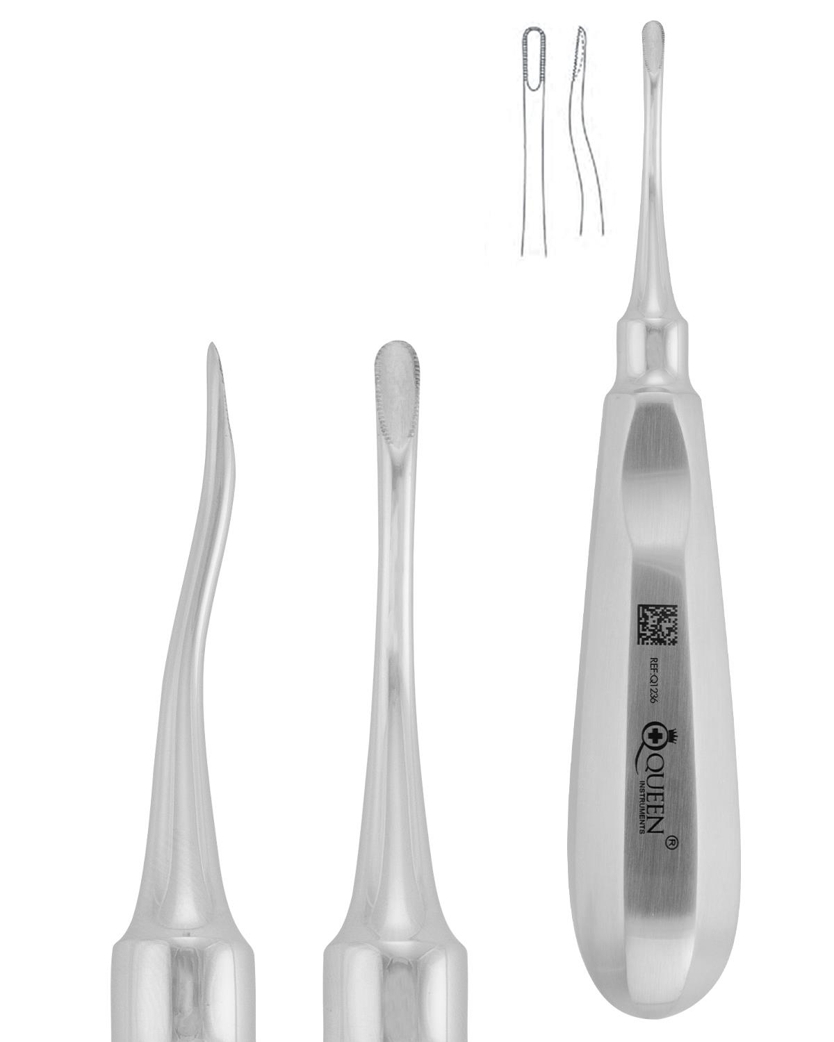 20 Yaş Dişleri L ,Bayonet Mesial Bien Elevatör Fig 46R 3,5mm 16cm