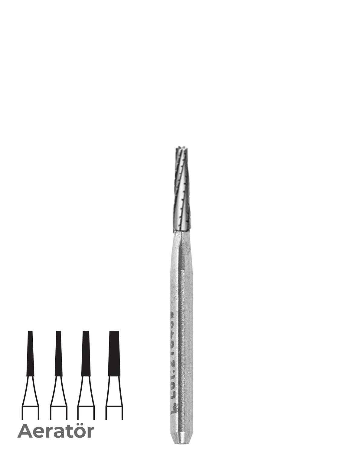 500314171Bos Aeratör Tungsten Karbit Düz Bitim Konik Frez