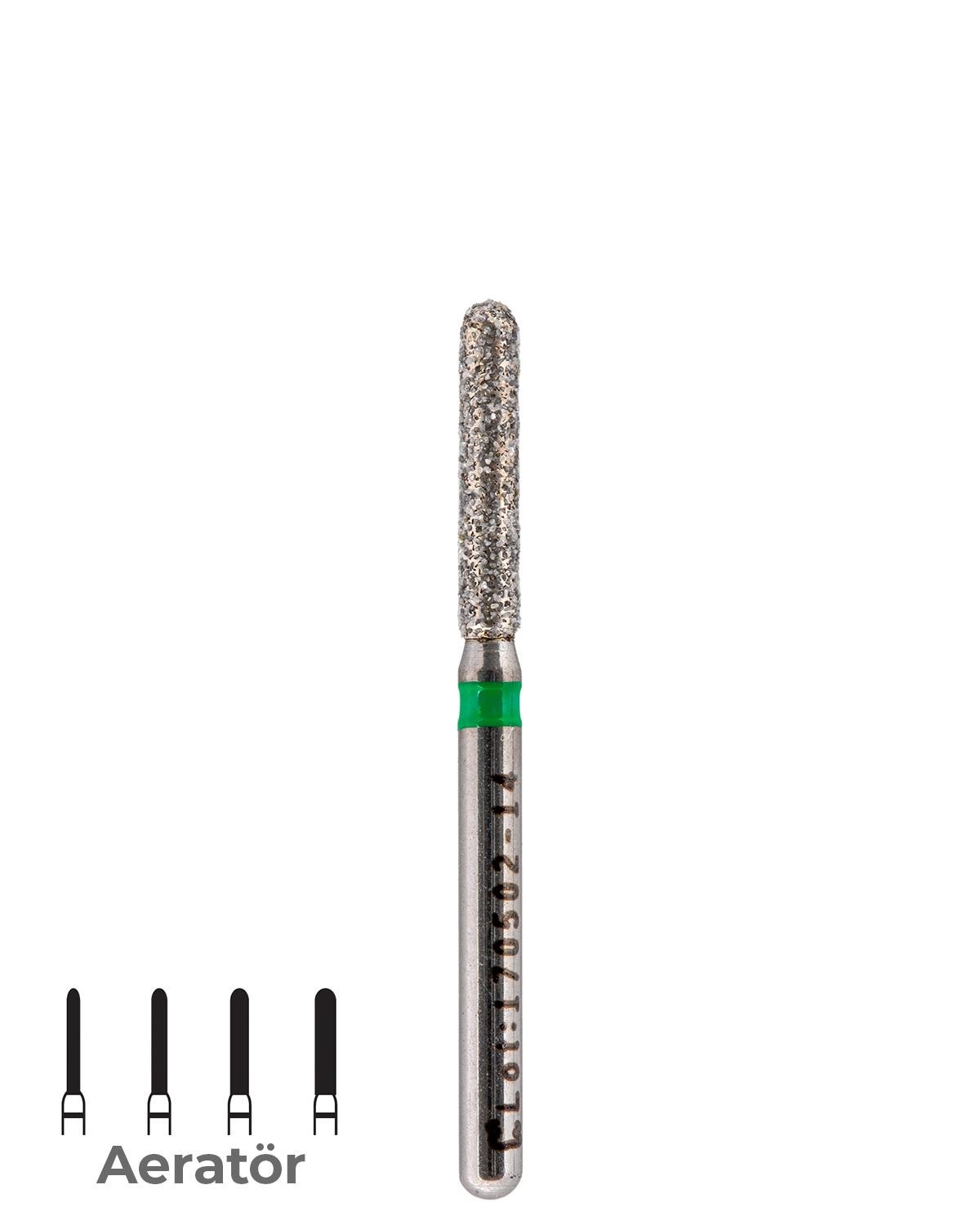 806315141Bos Aeratör Elmas Yuvarlak Bitim Silindir Fisür Frez