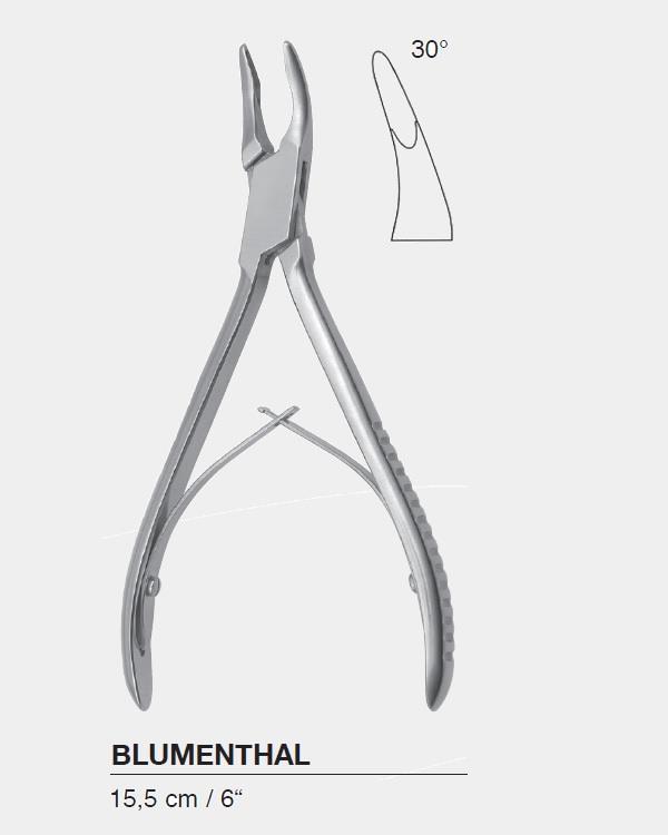 Açılı 30° Kemik Pensi Blumenthal 16cm