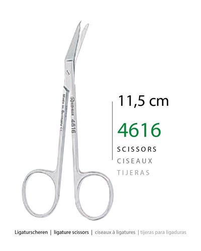 Açılı Cerrahi Makas 11,5cm