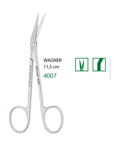 Açılı Cerrahi Makas Wagner 11,5cm