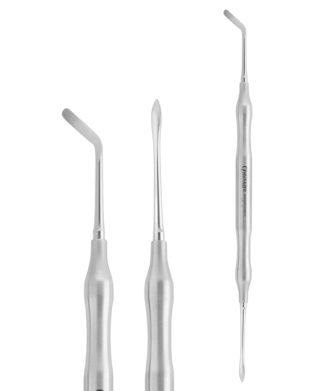 Açılı Oval/Sivri Periost Elevatörü BENNETT 2,8mm/2,8mm 18cm
