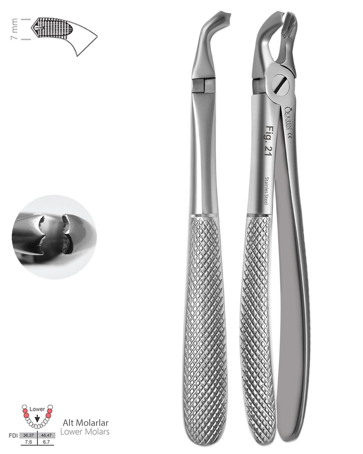 Alt 20 Yaşlar Davyesi Fig. 21 7mm 15,4cm