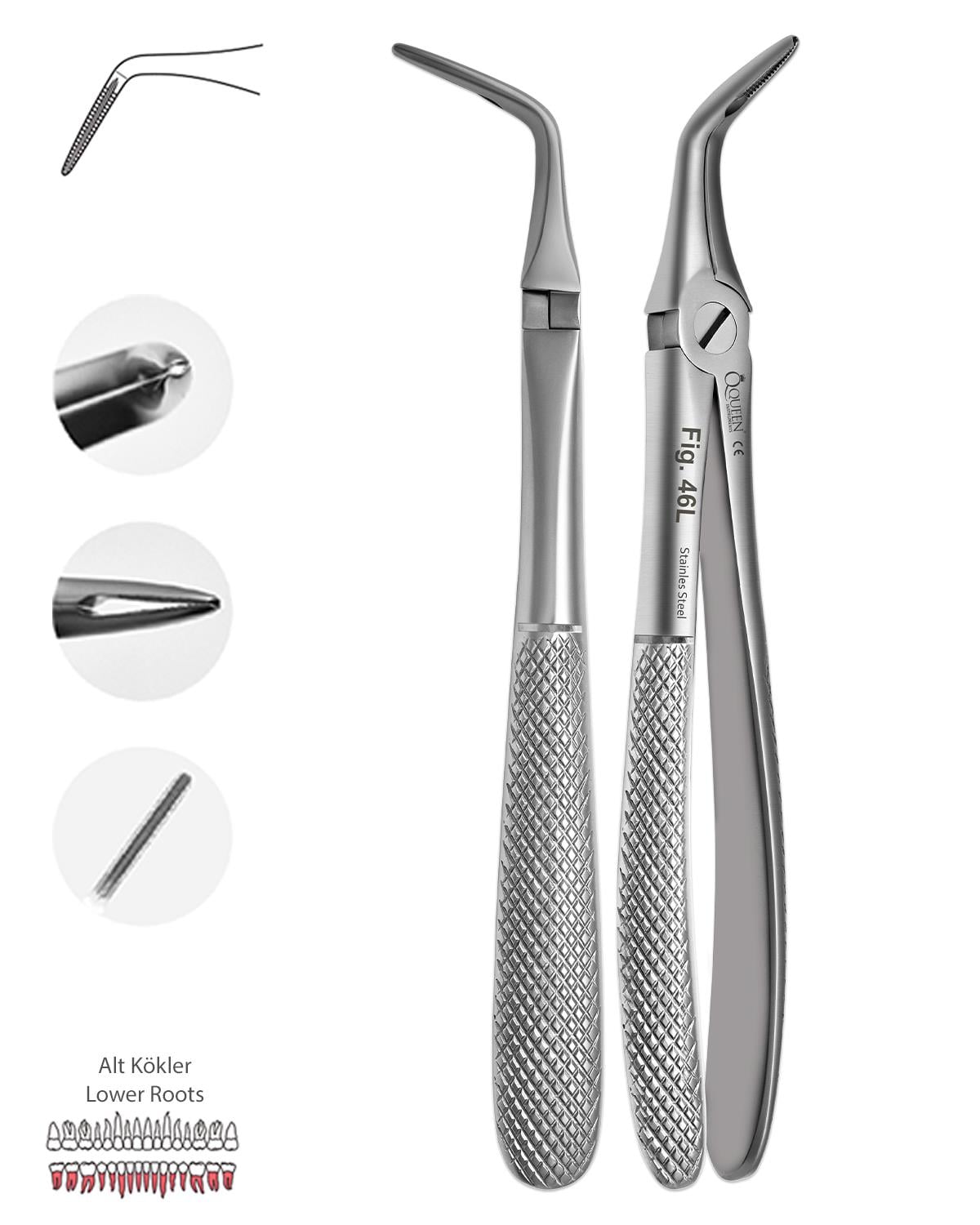 Alt Kök Davyesi Fig. 46L 2mm 17cm