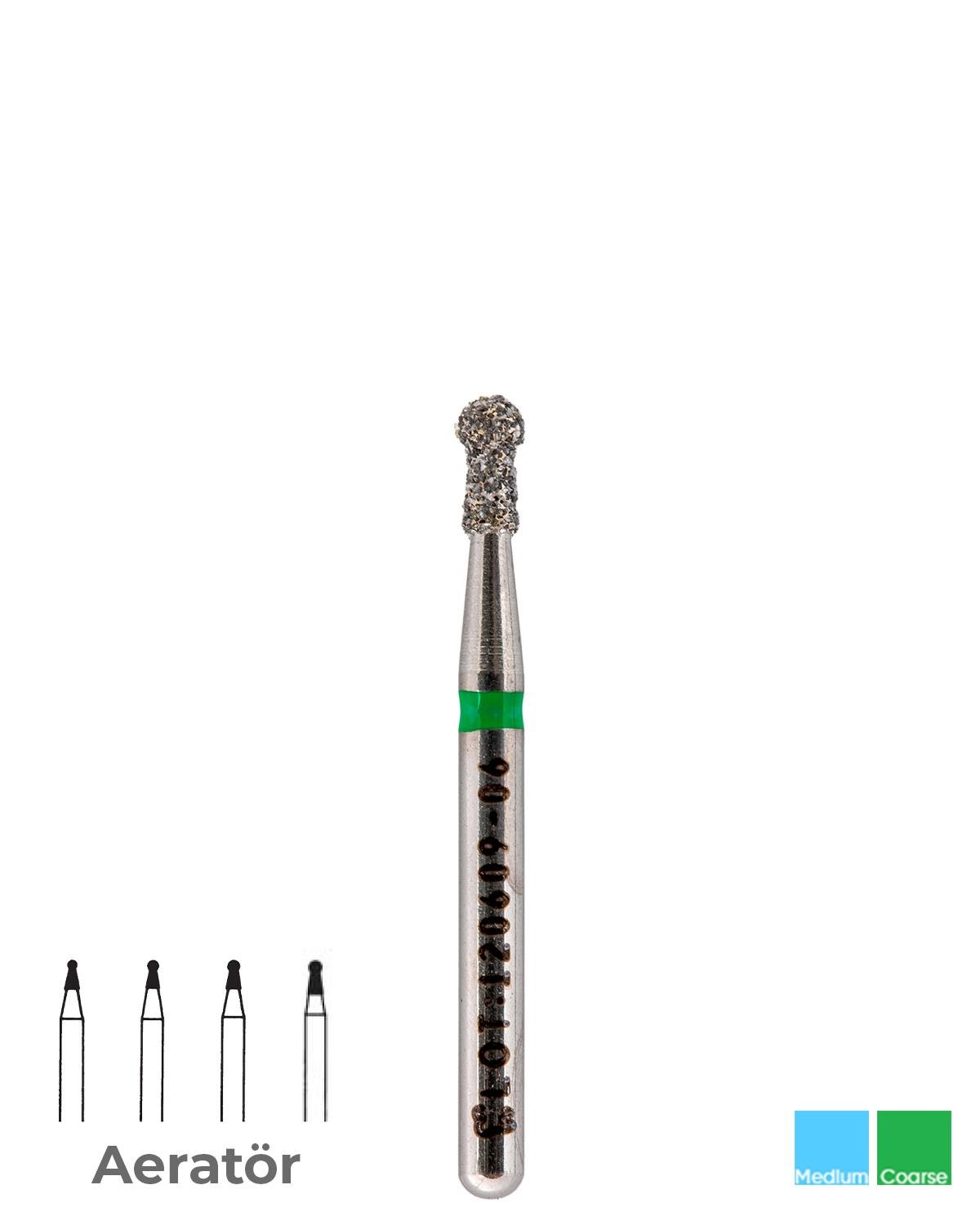 806314002Bos Aeratör Elmas Yakalı Top baş, Yakalı Rond Frez