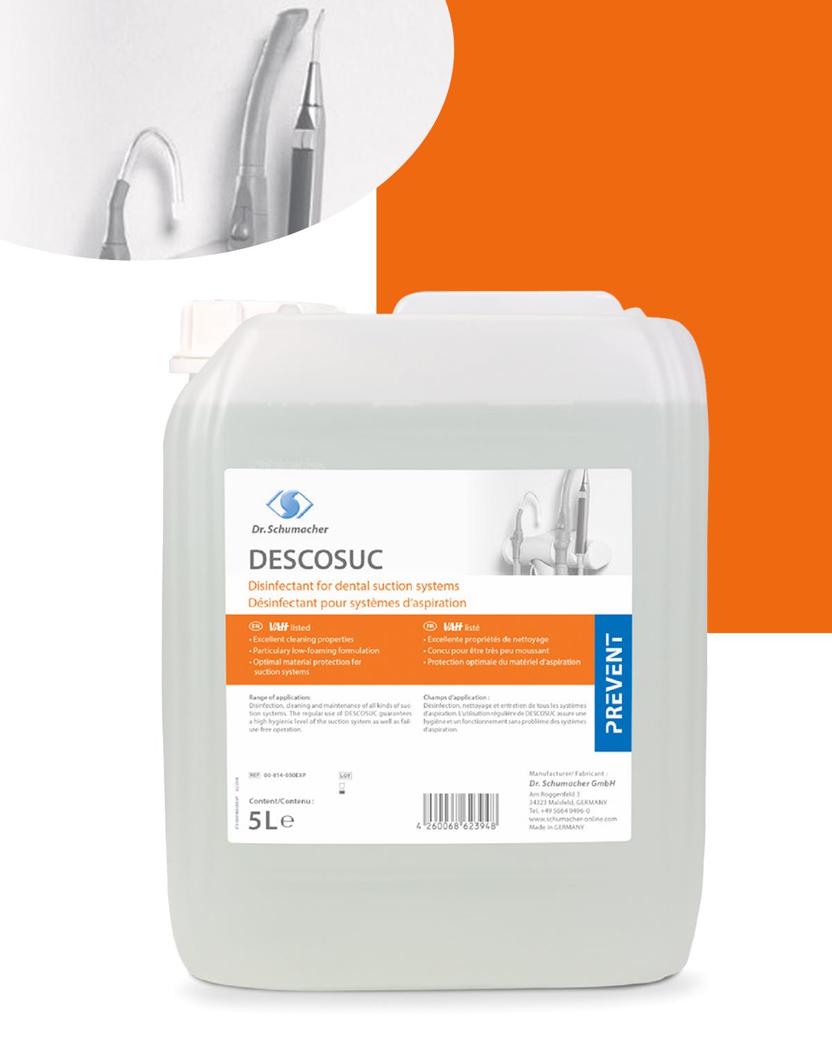 Descosuc, Konsantre Aspratör ve Kreşuar Dezenfektanı, 5 Lt.