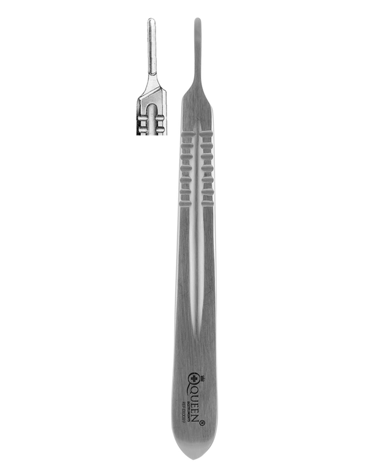 Doğrusal Bistüri Sapı No.3 12cm