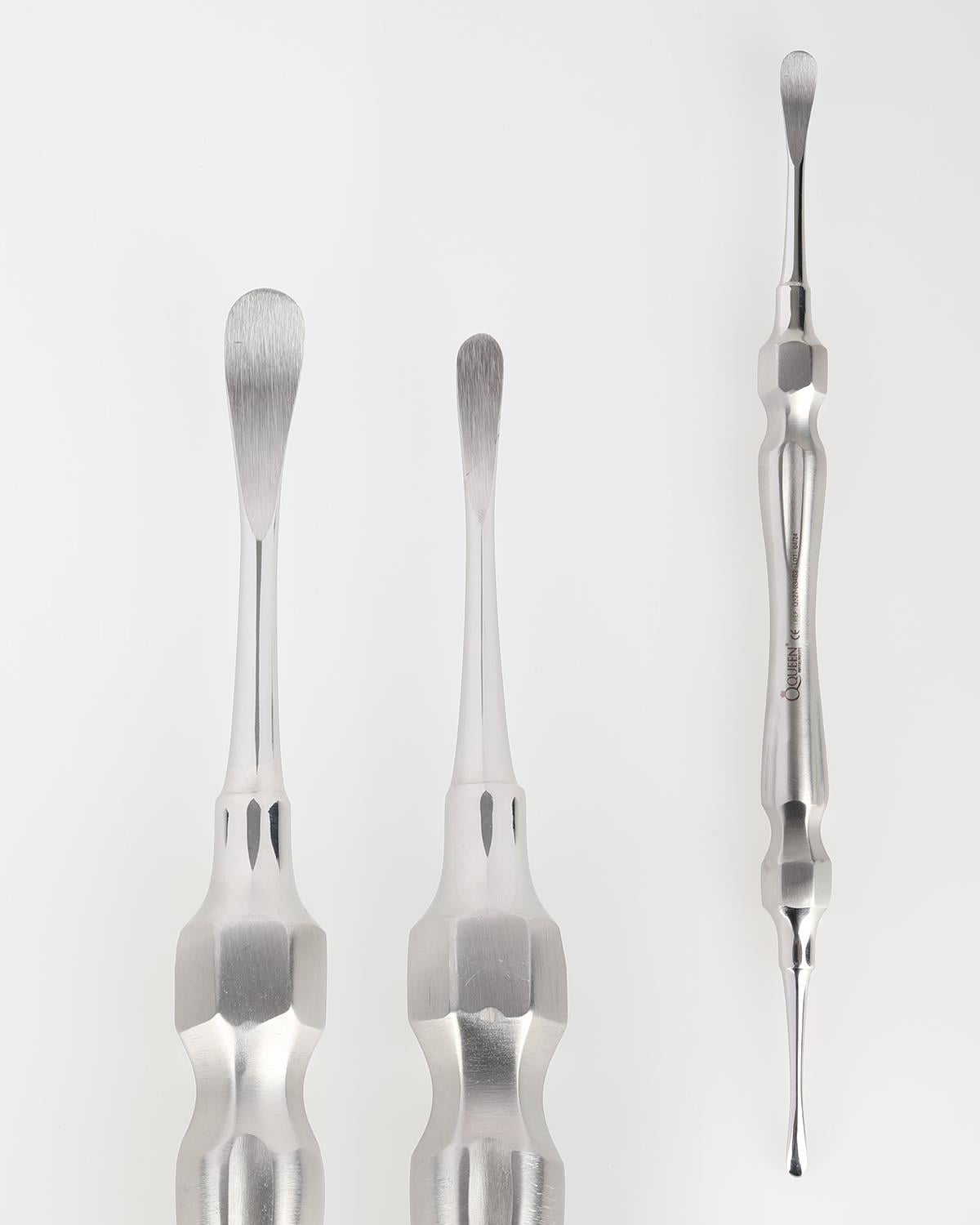 Doğrusal Oval Periost Elevatörü 6,38mm/3,8mm 19cm