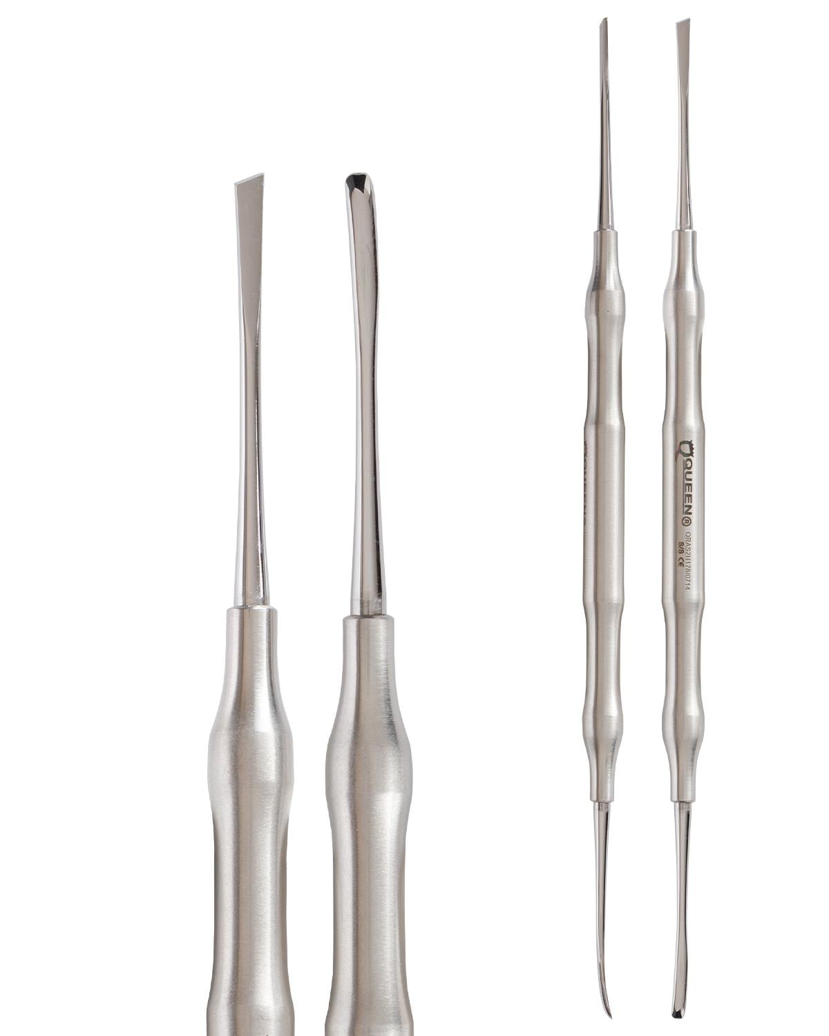 Doğrusal Oval/Keski Periost Elevatörü HOWARD 3,5mm/3,5mm 19,5cm