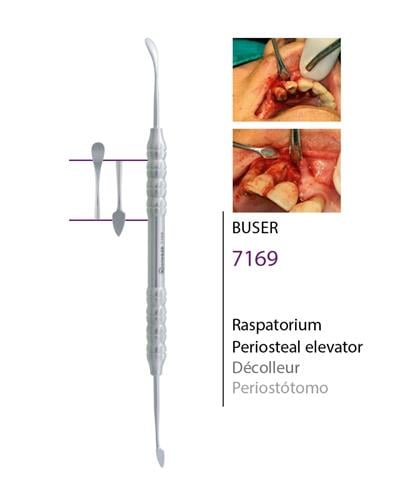 Doğrusal Oval/Ok Uç Periost Elevatörü BUSER