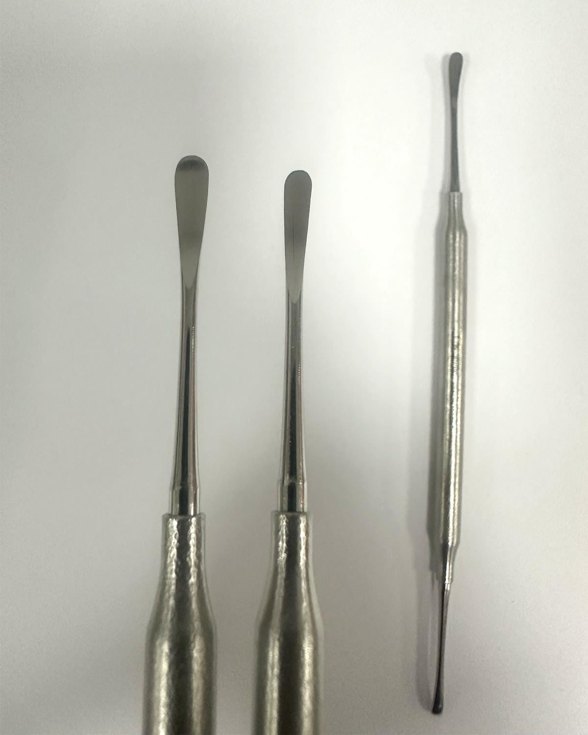 Doğrusal Oval/Oval Periost Elevatörü GOLDMAN-FOX 4mm/3 mm 19cm