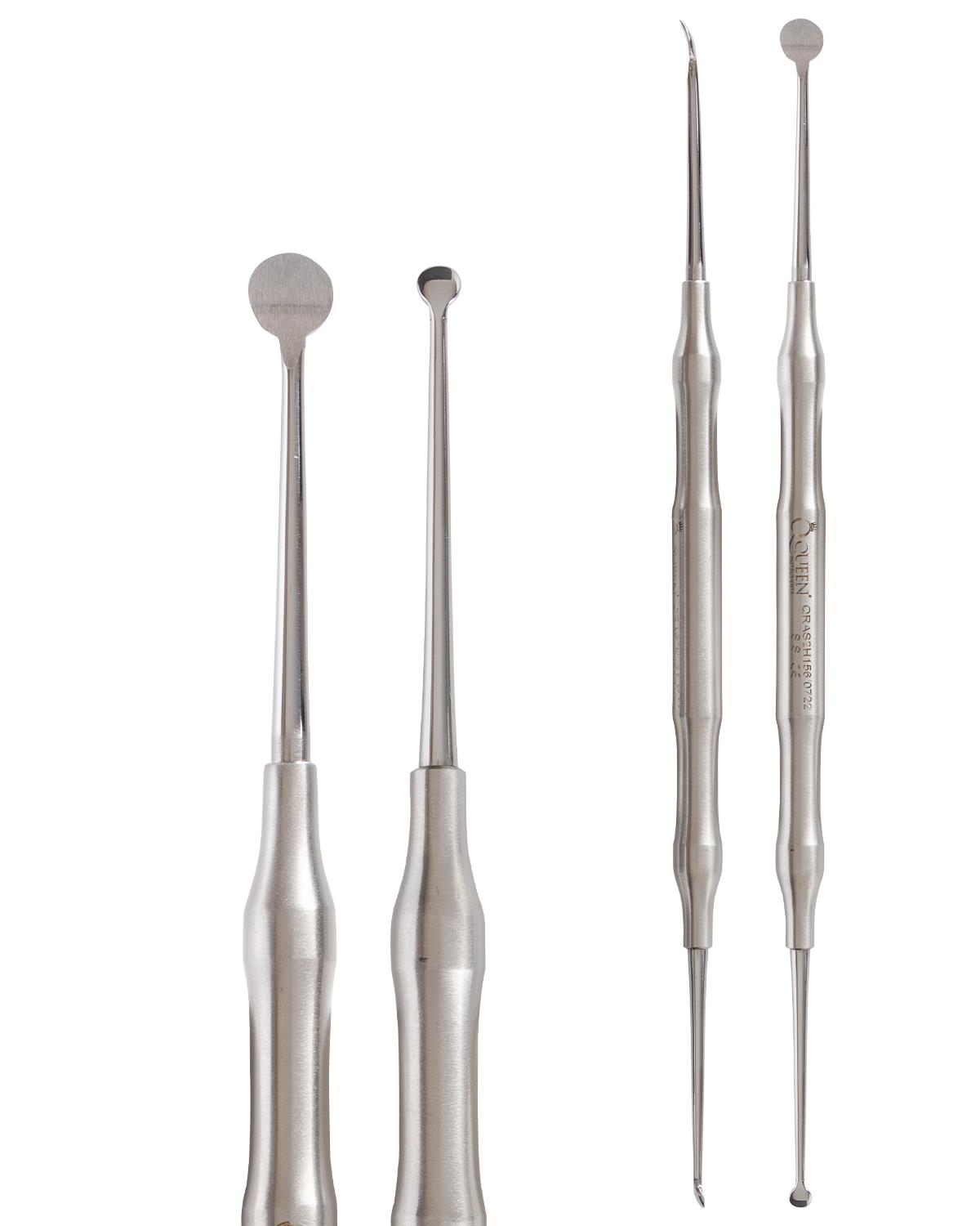 Doğrusal Oval/Oval Periost Elevatörü Molt 6mm/2,7mm 19cm