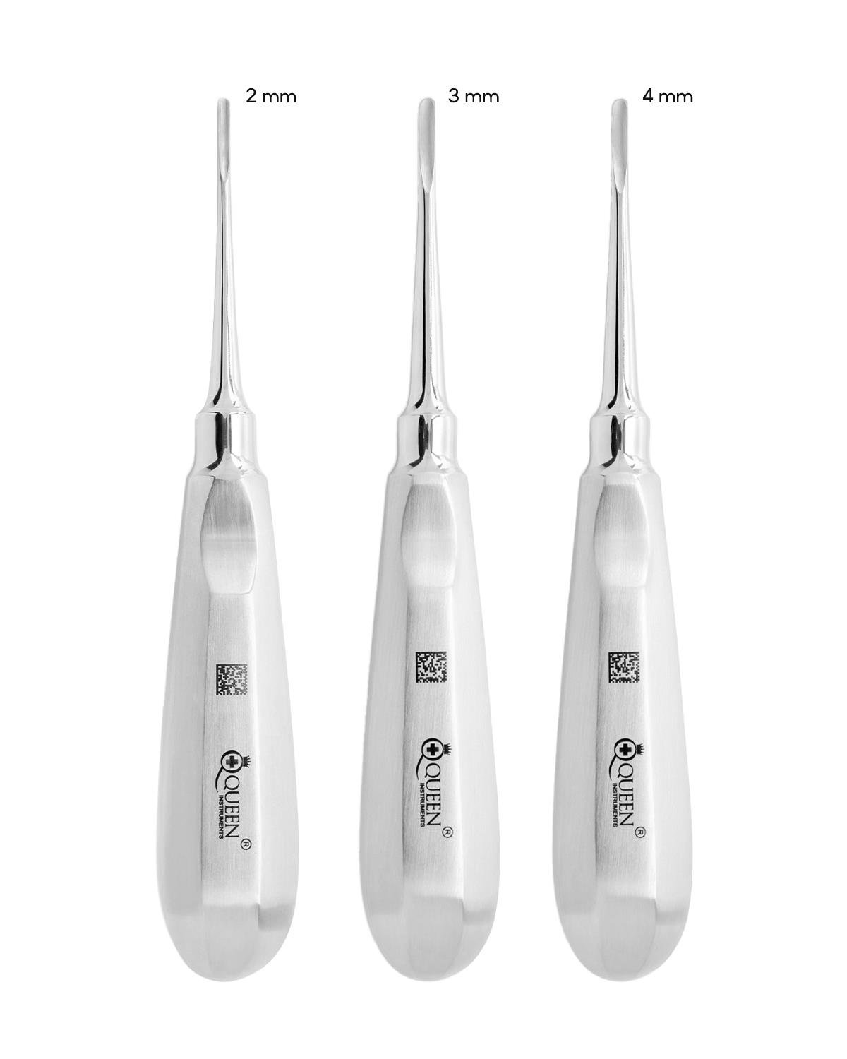 Düz Bien Elevatör Seti Bien 2/3/4mm 16cm 3 Parça/Pkt