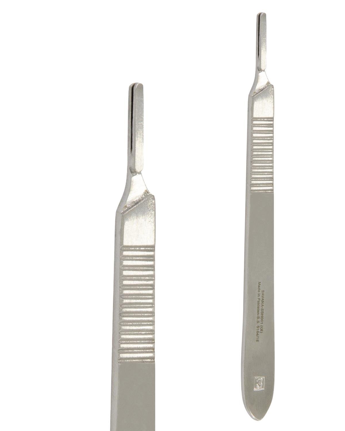 Düz Bistüri Sapı No.3 12,5cm