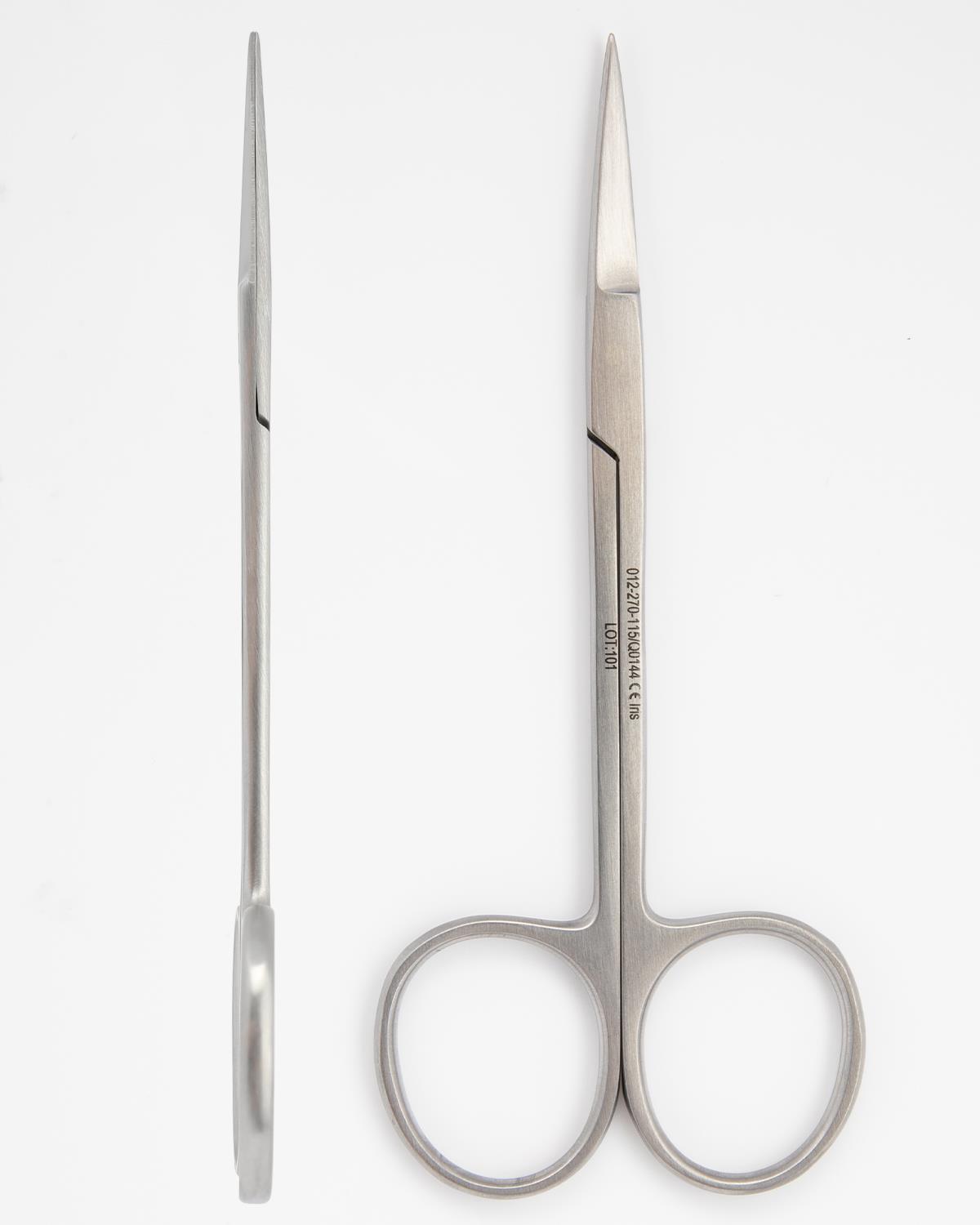 Düz Cerrahi Makas Iris 11,5cm