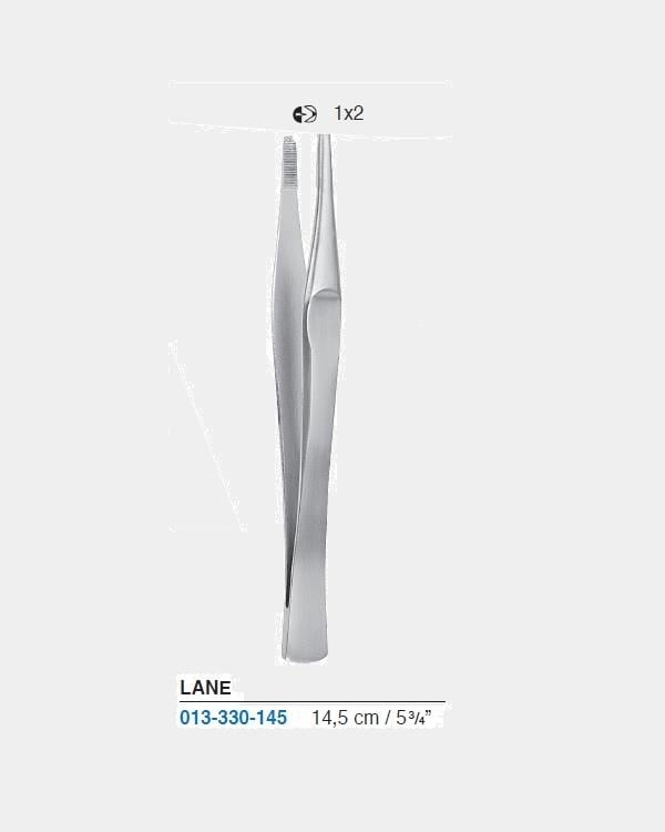 Düz Dişli Penset LANE 14.5cm